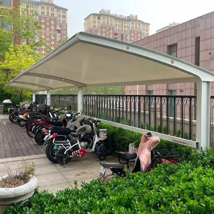 栖霞市膜结构电动车棚